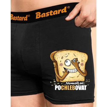 Trenýrky Bastard Pochlebovat boxerky Black