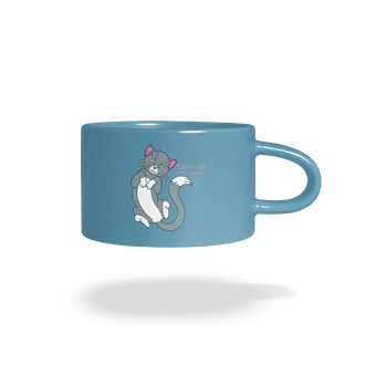 Bastard Chci se pomazlit hrnek makronka Blue Macaron