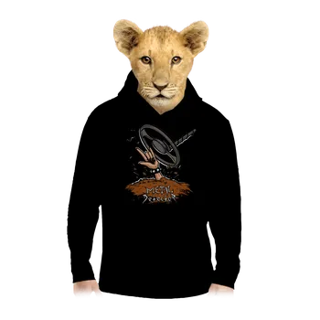 Chlapecká mikina Bastard Metal detector dětská mikina klokanka Black