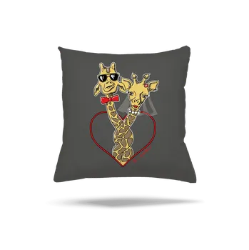 Polštář Bastard Žirafy ve svazku polštář Gray Pol