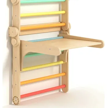 Dřevěná hračka BusyKids Dřevěná odnímatelná deska pro žebřiny