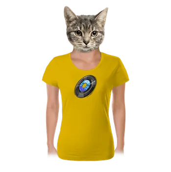 Bastard Jsem singl dámské tričko Yellow