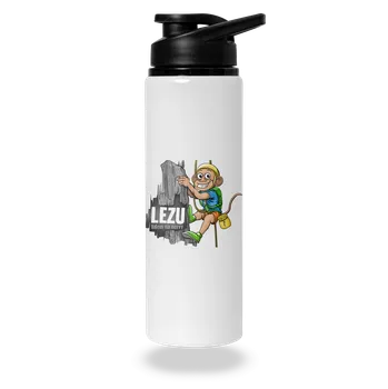 Láhev Bastard Lezu na nervy lahev na vodu White