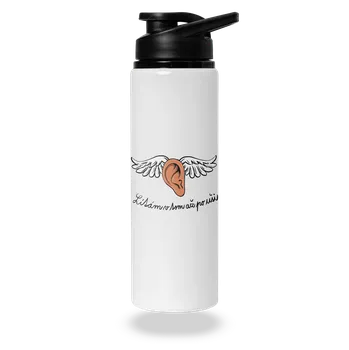 Láhev Bastard Až po uši lahev na vodu White