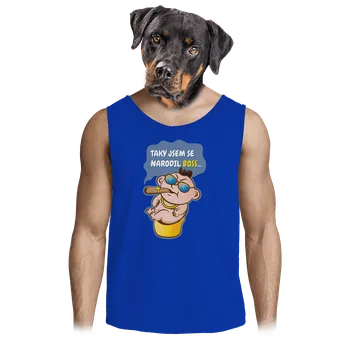 Pánské tílko Bastard Boss pánské tílko Royal Blue