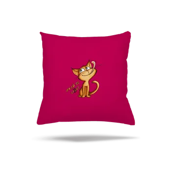 Polštář Bastard Pojď se lísat polštář Fuchsia Pink