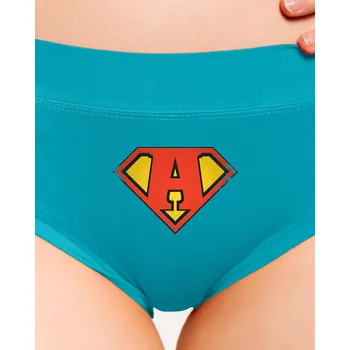 Souprava dámského spodního prádla Bastard Jsem superhrdina dámské kalhotky Turquoise