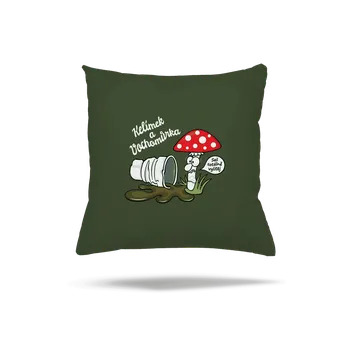 Polštář Bastard Kelímek a Vochomůrka polštář Olive Green