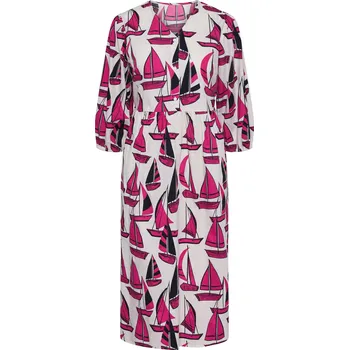 Dámské šaty 639150 - Tchibo - Midi šaty s potiskem - pro ženy - vel. 48 - barva: černá