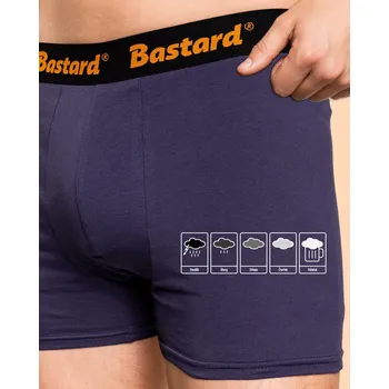 Trenýrky Bastard Předpověď počasí boxerky Blue Navy