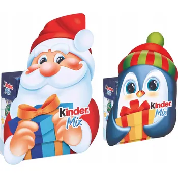 Čokoláda Kinder Mix Sweets Čokoládová sada pro vánoční Dárek k Ježíškovi 1 Ks 102g