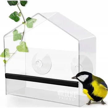 Krmítko pro ptáka WILDLIFE FRIEND Krmítko pro ptáky průhledný