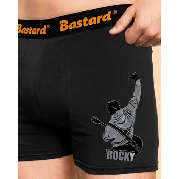 Trenýrky Bastard Rocky boxerky Black
