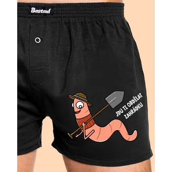 Trenýrky Bastard Obdělat zahrádku pánské trenky Black