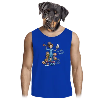 Pánské tílko Bastard Maminčin home office pánské tílko Royal Blue