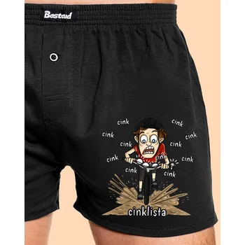 Trenýrky Bastard Cinklista pánské trenky Black