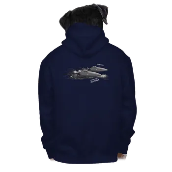 Pánská mikina Bastard Stíhačka nestíhá pánská mikina na zip Navy