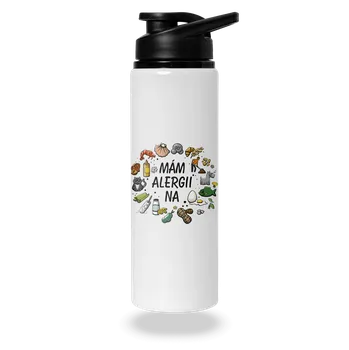 Láhev Bastard Mám alergii na... + fix lahev na vodu White