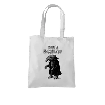 Nákupní taška Bastard Tapír Nosferatu taška White