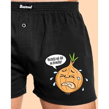 Trenýrky Bastard Cibule na kroužky pánské trenky Black