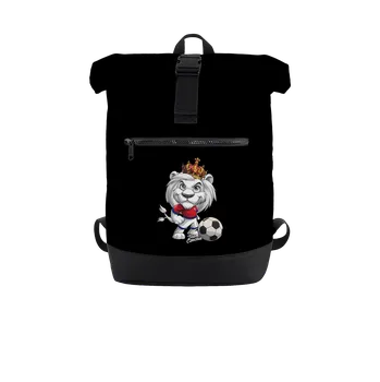 Městský batoh Bastard Fotbalový lev batoh Black