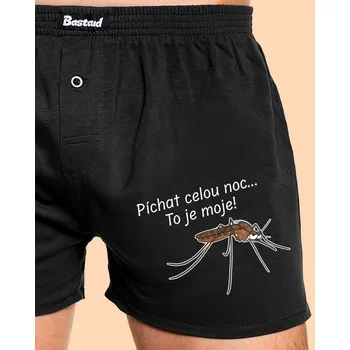 Trenýrky Bastard Komár s výdrží pánské trenky Black