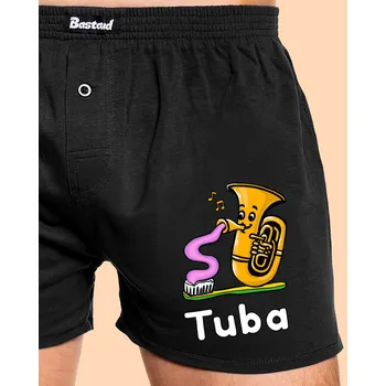 Trenýrky Bastard Tuba pánské trenky Black