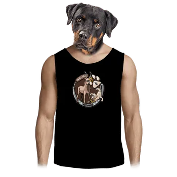 Pánské tílko Bastard Psí horoskop: Kozoroh pánské tílko Black