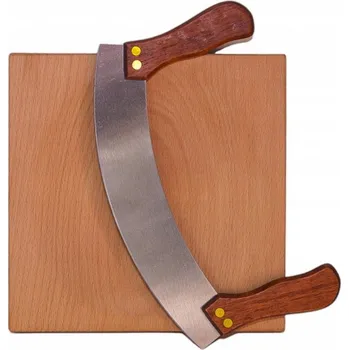 Kuchyňské prkénko PRKÉNKO A NŮŽ na sekání BYLINEK, prkénko na krájení a sekání, SADA na bylinky