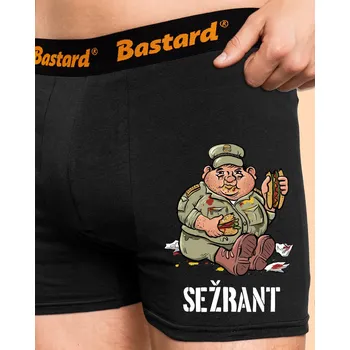 Trenýrky Bastard Sežrant boxerky Black