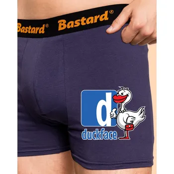 Trenýrky Bastard Duckface boxerky Blue Navy