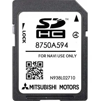 IP kamera Mapa pro navigaci Mitsubishi Evropa SD karta