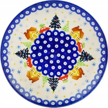 Talíř Dezertní talíř Ceramika Bolesławiec 19,2 cm