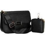 Peterson Dámská taška přes rameno z eko kůže s pouzdrem černá