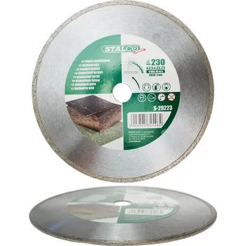 Příslušenství k brusce Diamantový kotouč Stalco 230x22,2 mm
