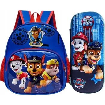 Školní batoh Batoh 2 kapsy Tlapková patrola školní pro chlapce + PENÁL