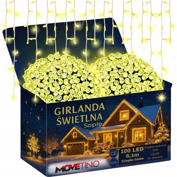 Vánoční dekorace Vánoční osvětlení na stromeček Sternhoff venkovní 6,1 m 51 - 100 světýlek