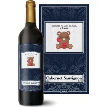 Víno Sablio Červené víno Nejkrásnější věc, kterou Bůh stvořil, jsi Ty a růže: 0,75 l