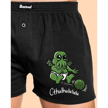 Trenýrky Bastard Cthulhululu pánské trenky Black