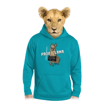 Chlapecká mikina Bastard Problama dětská mikina klokanka Hawaiian Blue