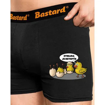 Trenýrky Bastard Strejda netopýr boxerky Black