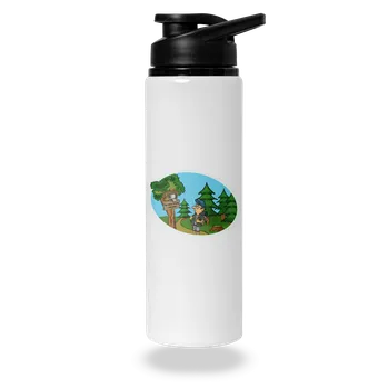 Láhev Bastard Setkání s medvědem lahev na vodu White