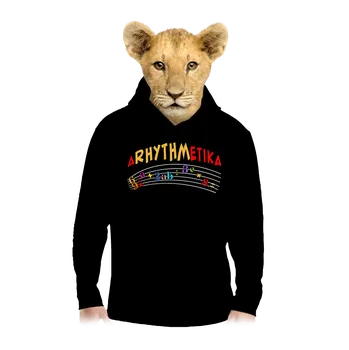 Chlapecká mikina Bastard Arhythmetika dětská mikina klokanka Black