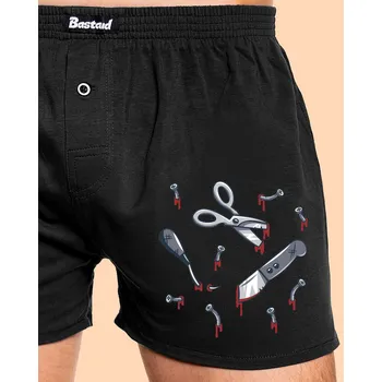 Trenýrky Bastard Halloween nářadí pánské trenky Black