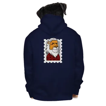 Pánská mikina Bastard Můj prezident pánská mikina na zip Navy