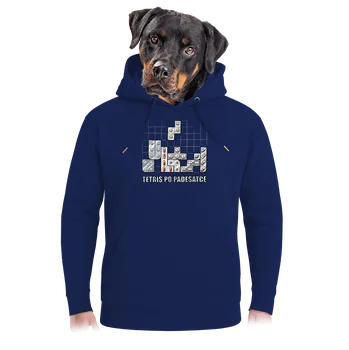 Pánská mikina Bastard Tetris po padesátce unisex mikina premium Navy