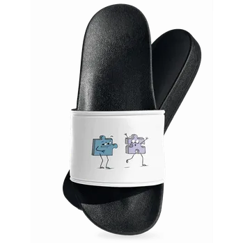 Pánské pantofle Bastard Puzzlíci pantofle White