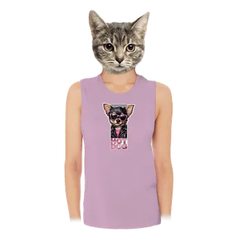 Bastard Very hot dog dámské tílko volné Lilac