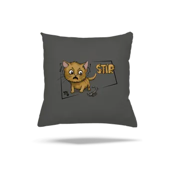 Polštář Bastard Kočičí horoskop: Štír polštář Gray Pol