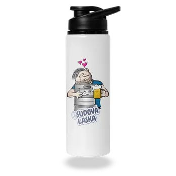 Láhev Bastard Osudová láska lahev na vodu White